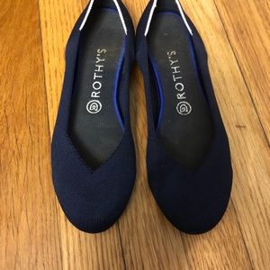 Navy Blue Rothys - size 8